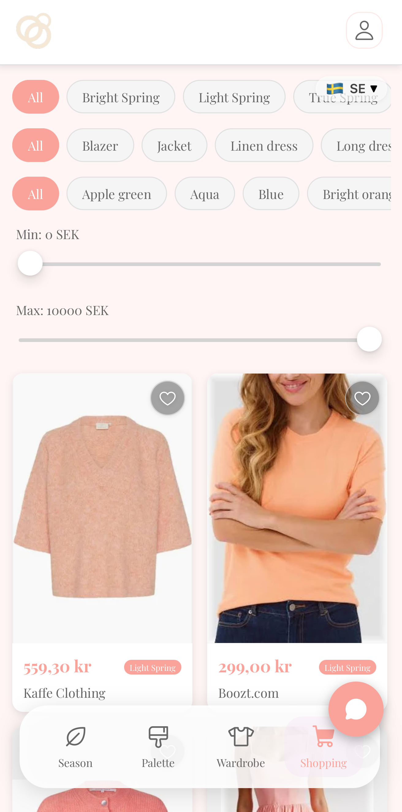 Color Aura App Interface