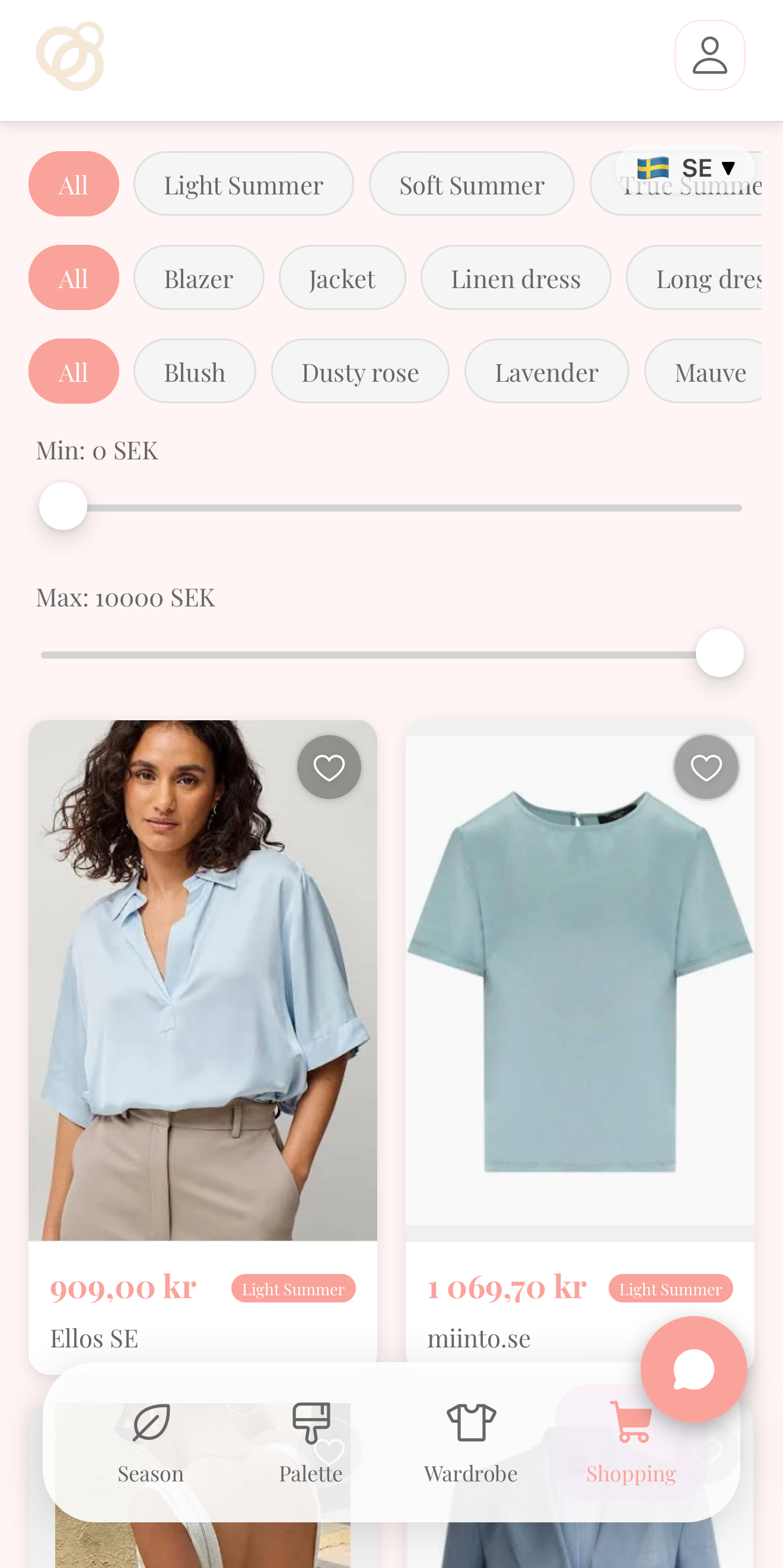 Color Aura App Interface