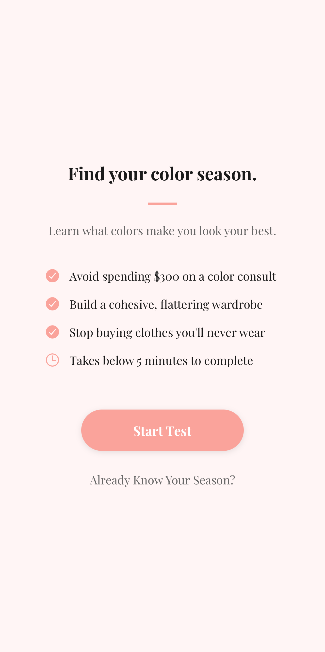 Discover your color season
